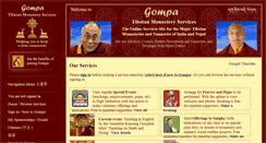 Desktop Screenshot of gompaservices.com